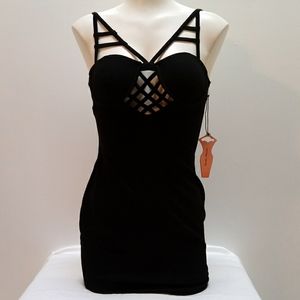 Haute Monde Black Mini dress